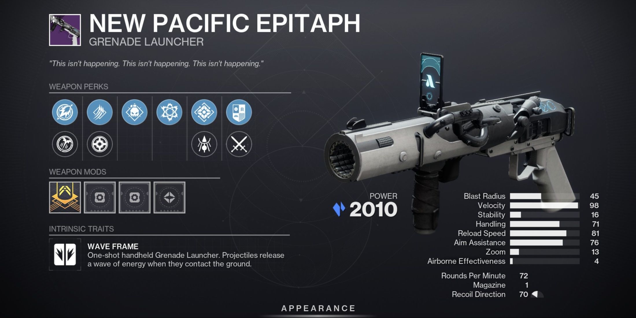 Destiny 2 New Pacific Epitaph