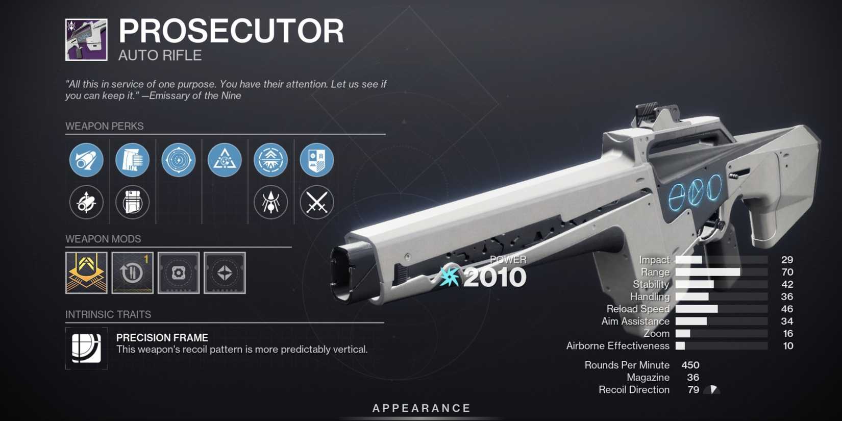 Destiny 2 Prosecutor