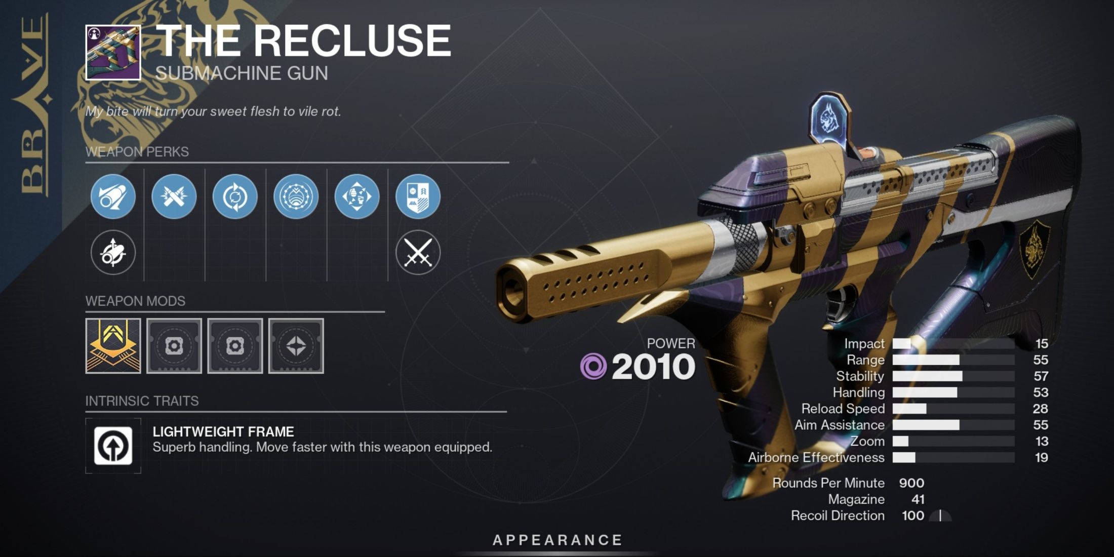 Destiny 2 The Recluse