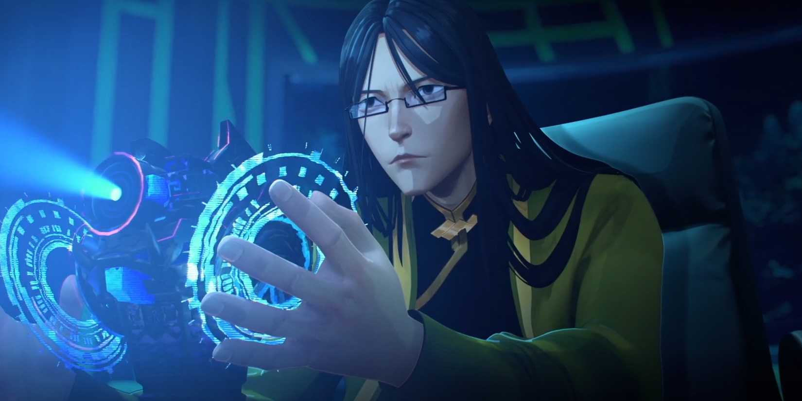 To Be Hero X-Enlighter using his powers on a camera