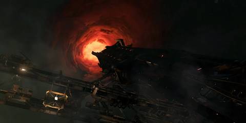 A view of the Argent Tower in Doom (2016)