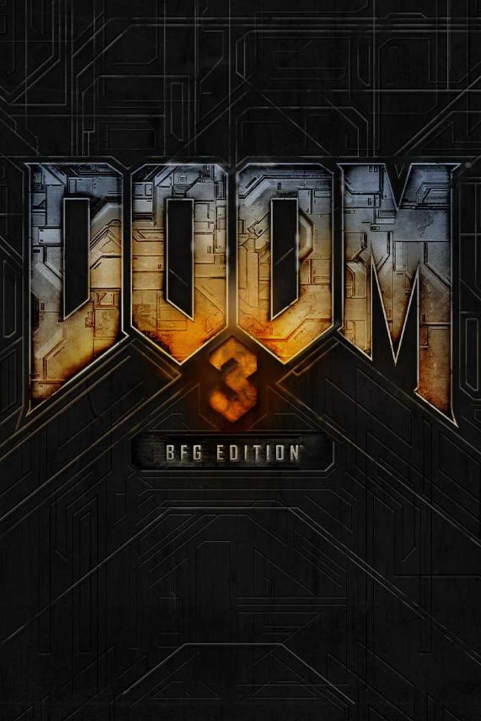 Doom 3 BFG Edition video game cover art tag