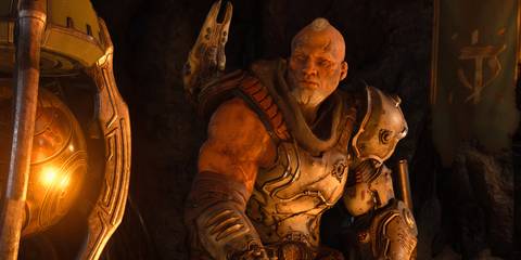 Commander Valen in self-exile in Doom Eternal