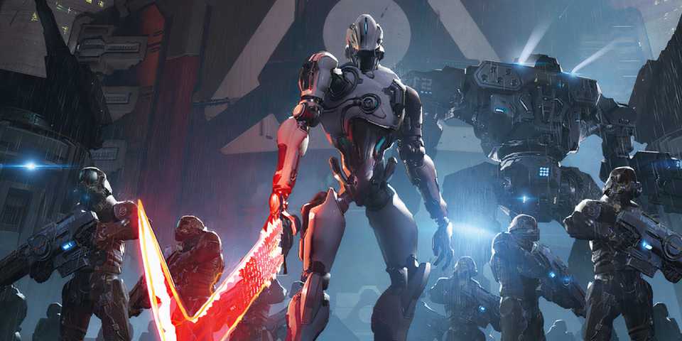 Dr. Samuel Hayden leading the ARC resistance in Doom Eternal