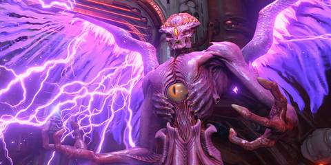 The Seraphim in his evolved form in Doom Eternal - The Ancient Gods Part 1