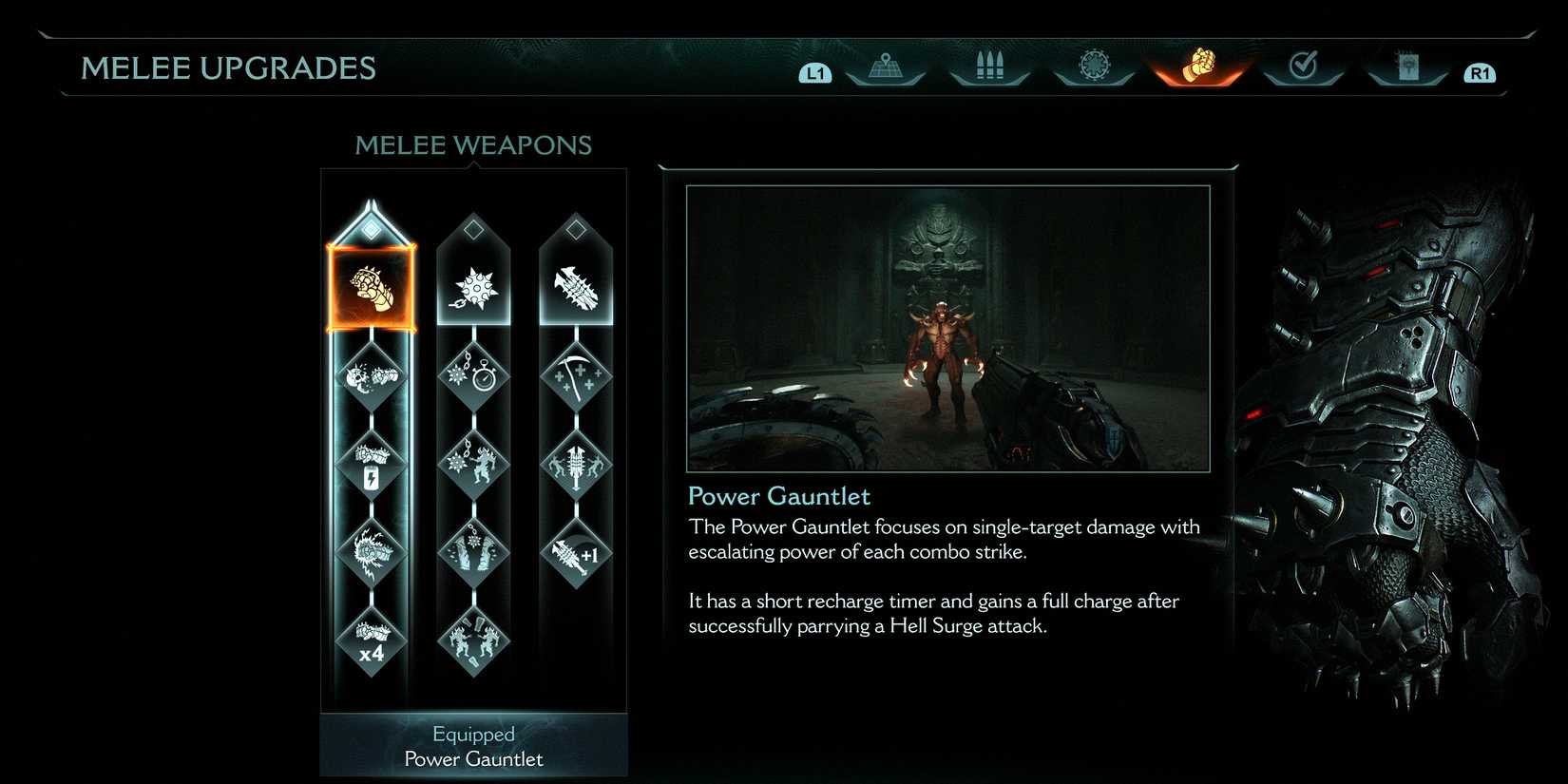 doom-the-dark-ages-all-weapons-power-gauntlet