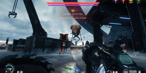 The Cacodemon attacks the Doomslayer in Doom: The Dark Ages (2025)