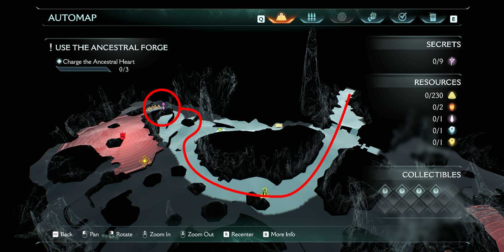 DOOM The Dark Ages Find Chapter 9 Secret Key Location Map