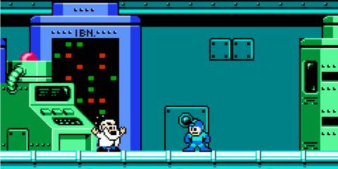 Dr. Light and Mega Man in Mega Man 3