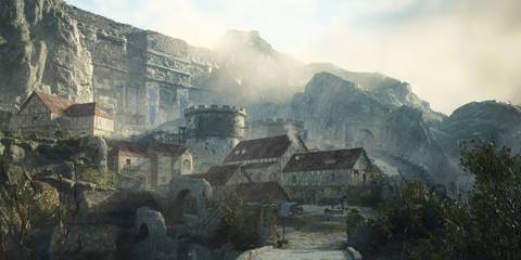 Dragon's Dogma wide shot of scenery