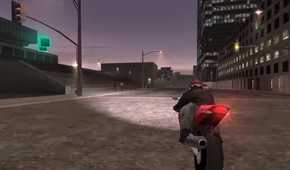 Driving a motorcycle in Midnight Club 2