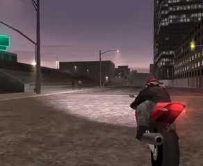 Driving a motorcycle in Midnight Club 2