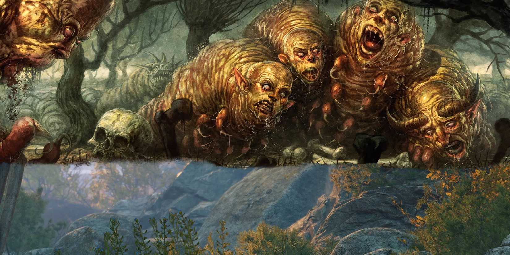 Dungeons and Dragons swarm of larvae