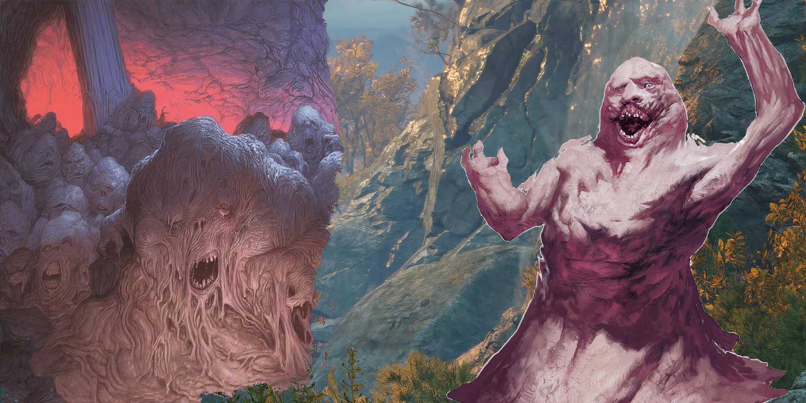 Dungeons and Dragons lemure from the 2025 manual