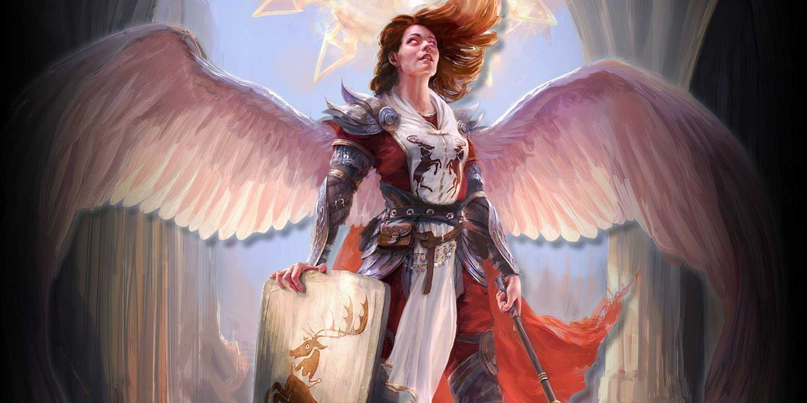 Dungeons And Dragons Alarielle Aasimar Cleric of Amaunator by Lily Abdullina-1