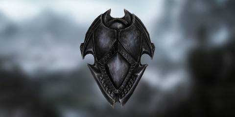 Ebony Shield In Skyrim