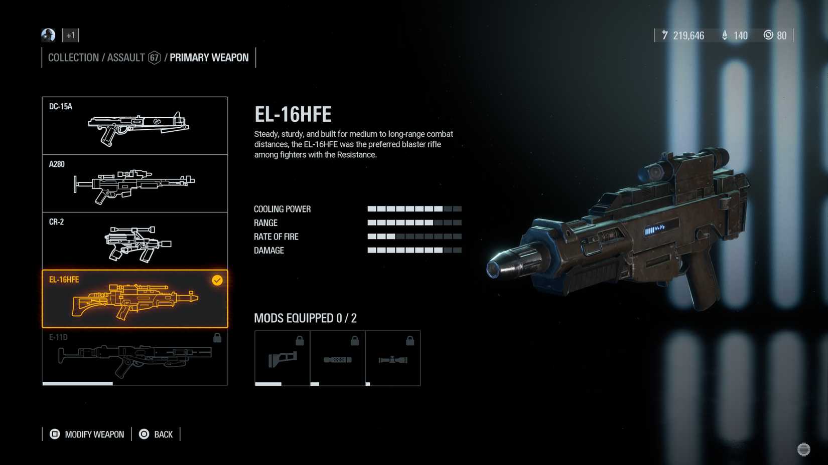 el-16hfe blaster