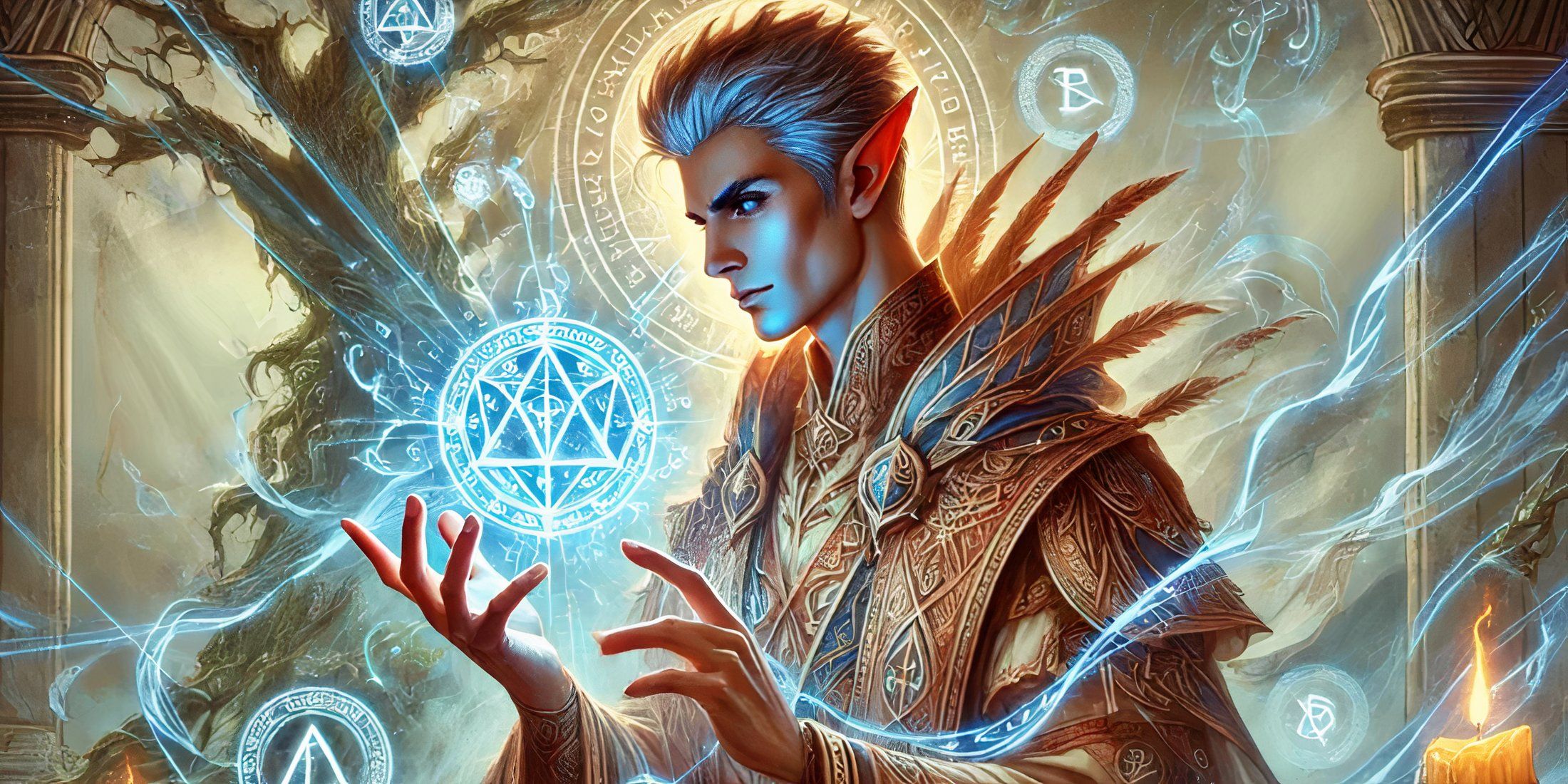 ALADARINE ELF WOTC Artes oficiales
