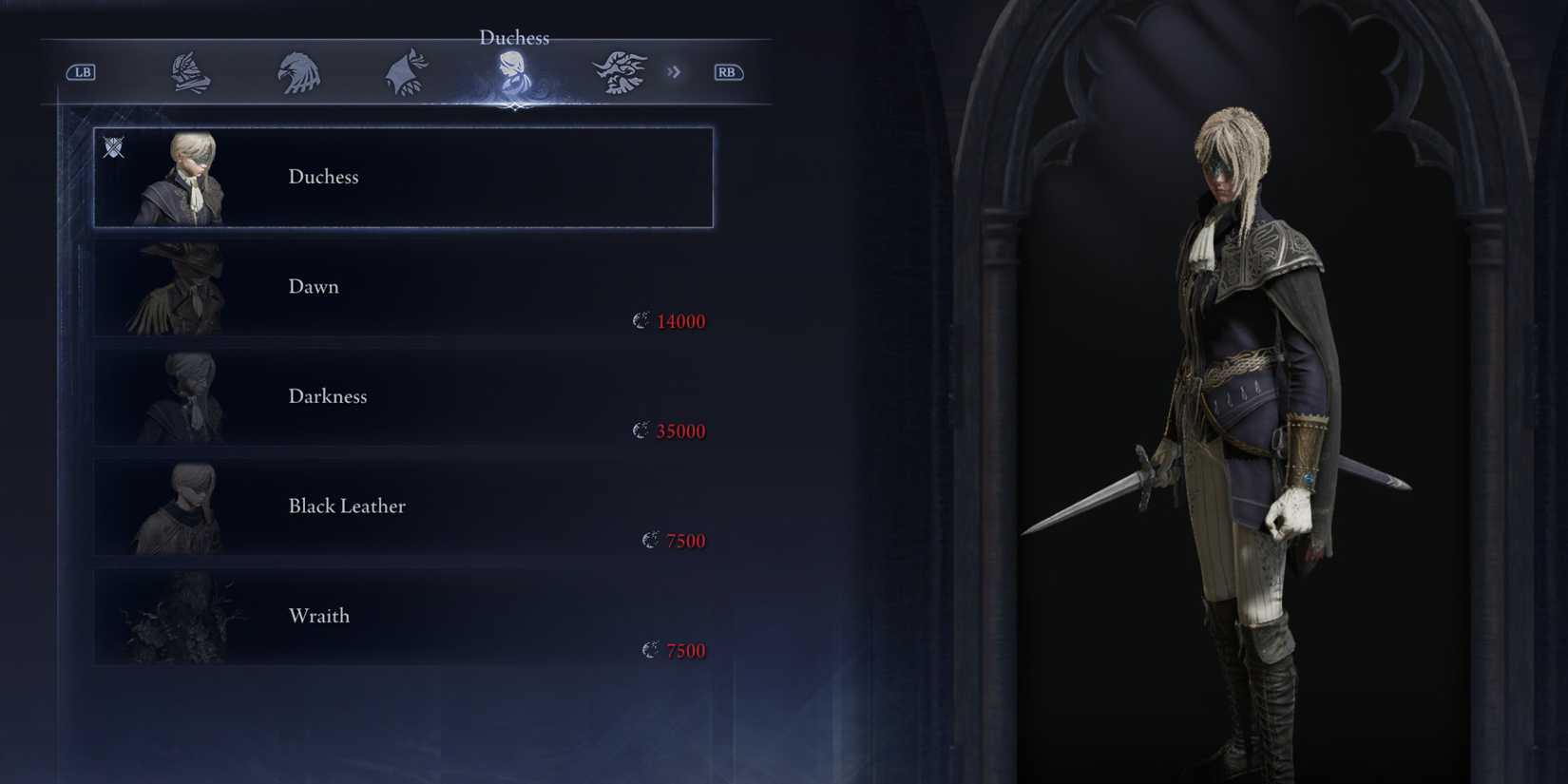 Elden Ring Nightreign All Skins Every Duchess Skin