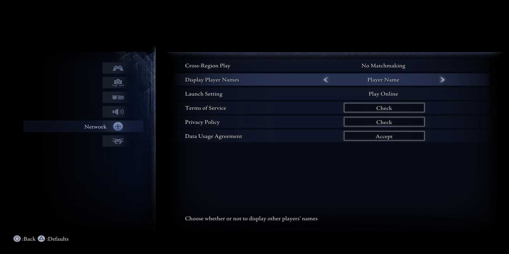 The Player Choosing To Display Player Names 
