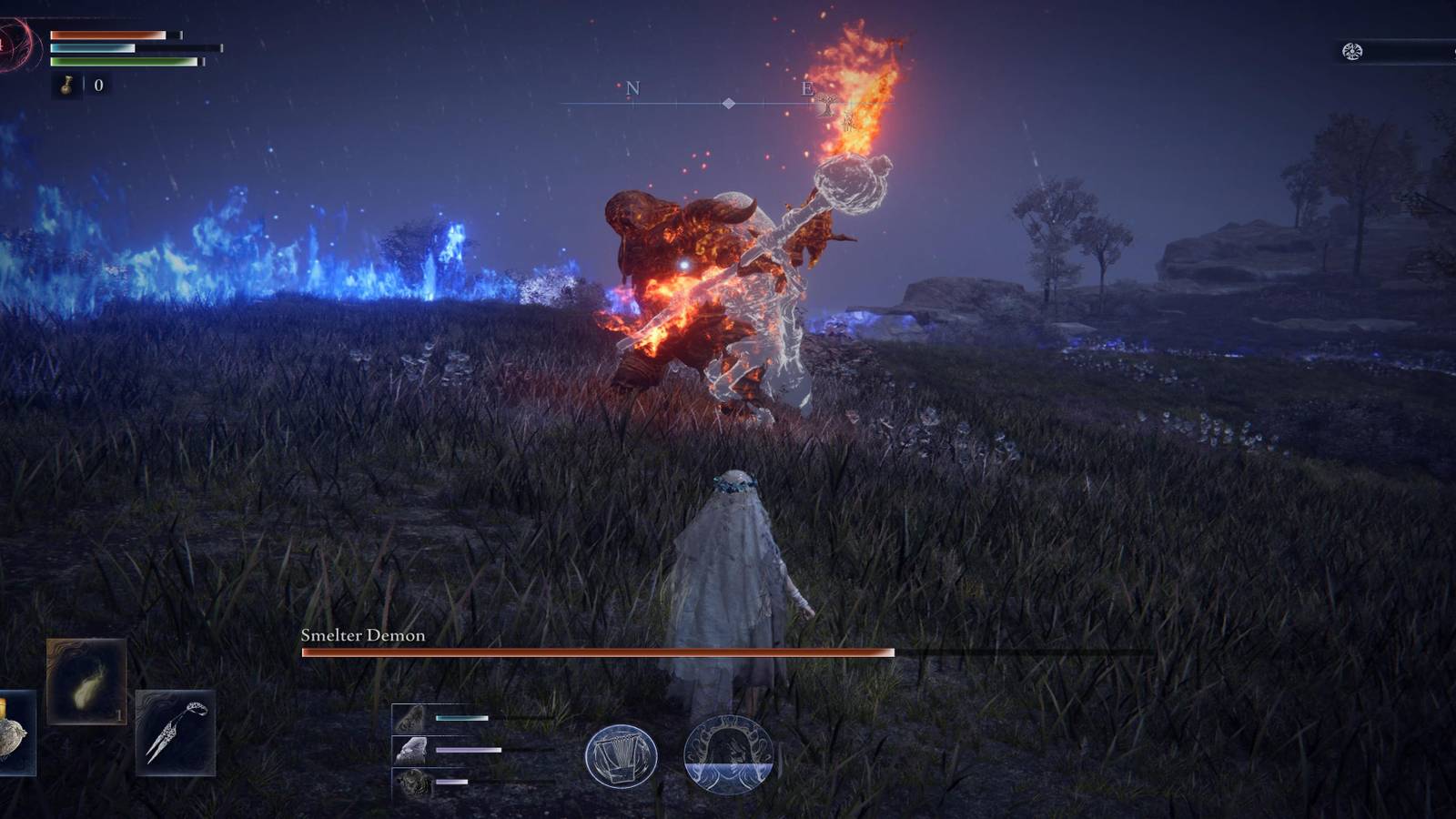 The Player Facing The Smelter Demon Nightboss