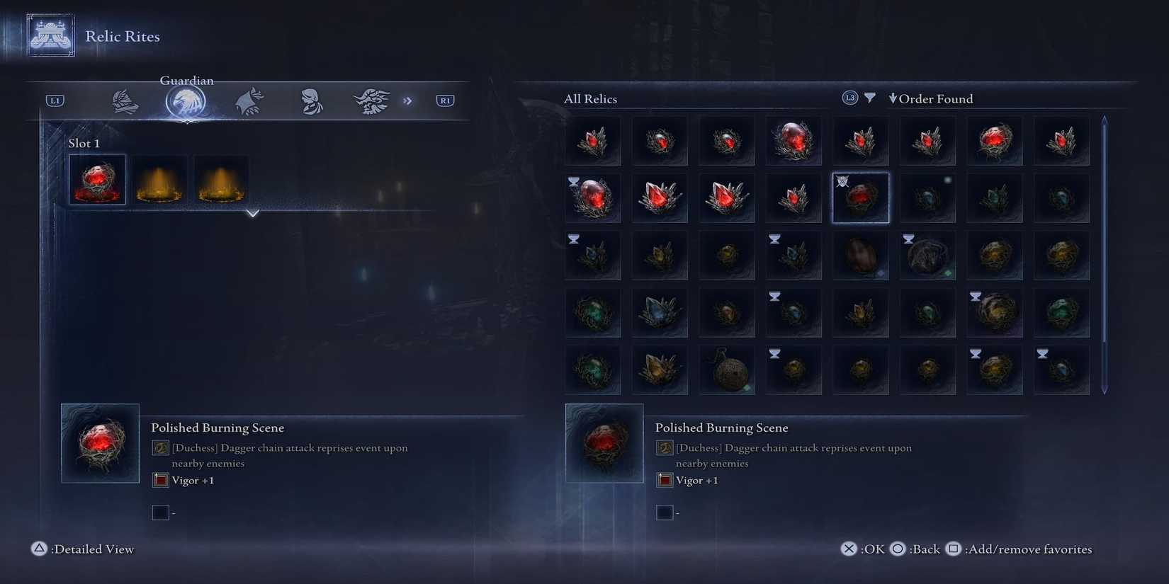 A Relic That Boosts The Player's Vigor 