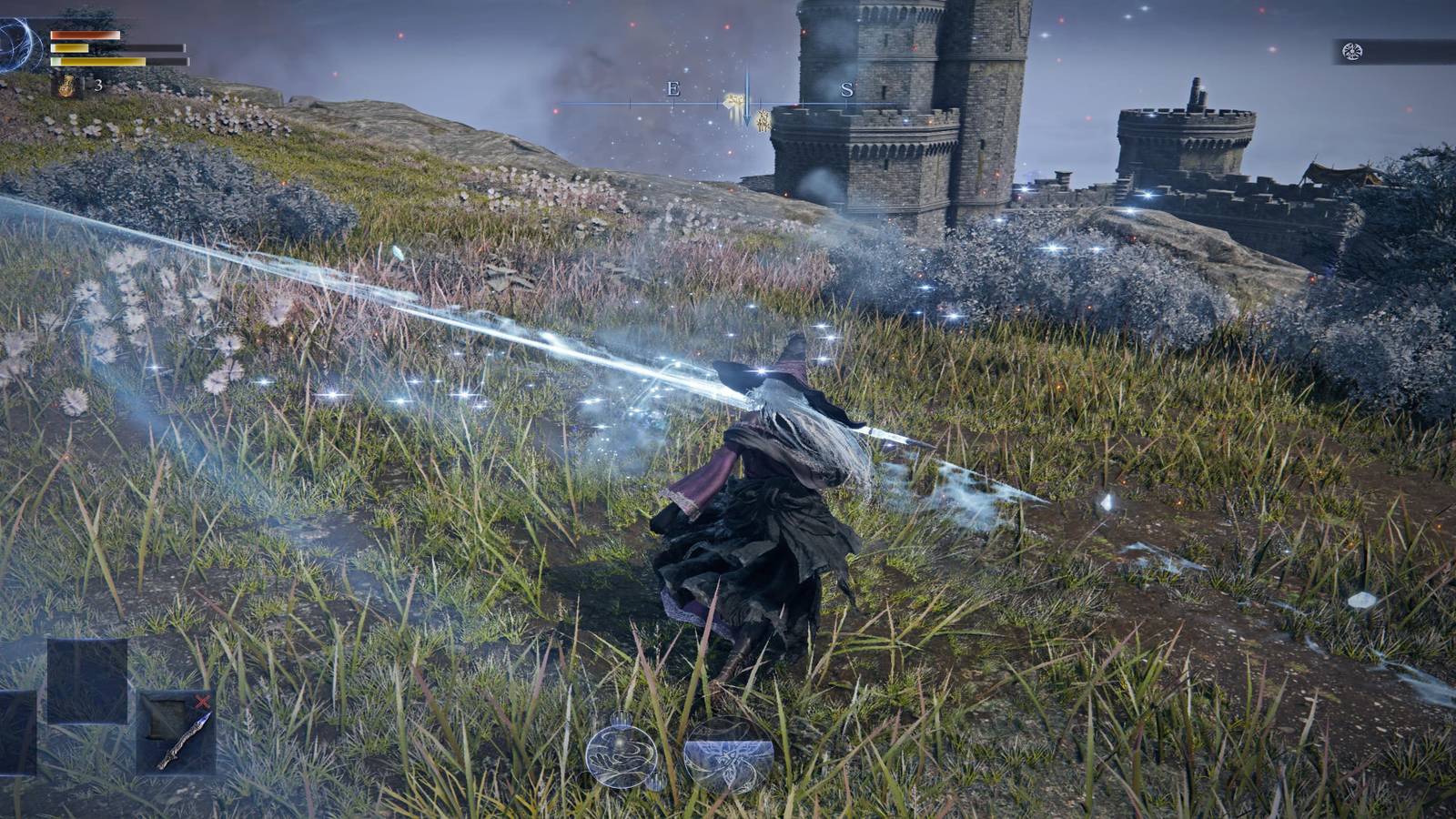 A Recluse Using Adula's Moonblade