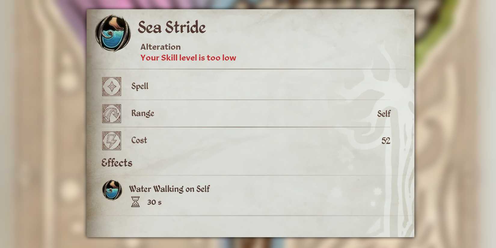 Elder Scrolls IV Oblivion Remastered Best Alteration Spells Sea Stride