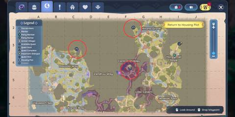 Elderwood stable fast travel locations in Palia