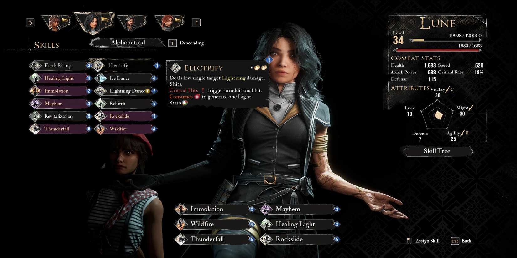 Electrify skill showcase