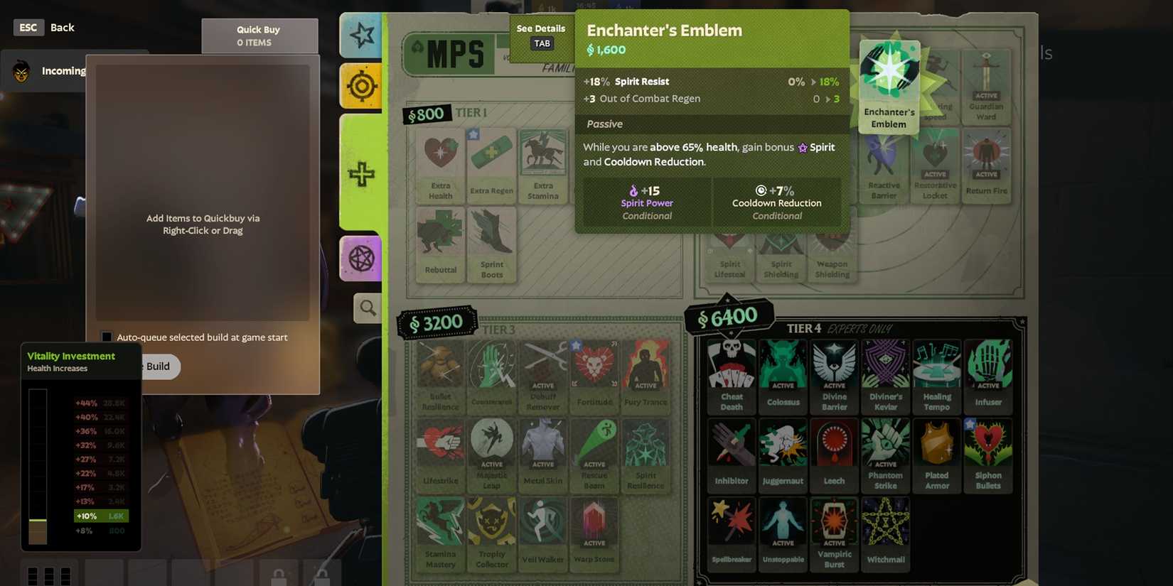 Enchanter's Emblem - Deadlock