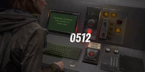 Entering Gate Pass Code TLOU2