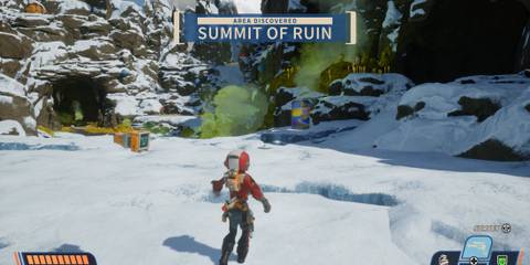 Entering the Summit of Ruin Revenge of Savage Planet