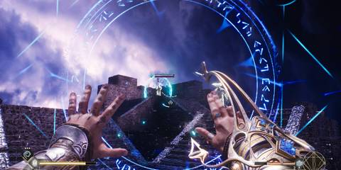 Erecting a shield in Immortals Of Aveum