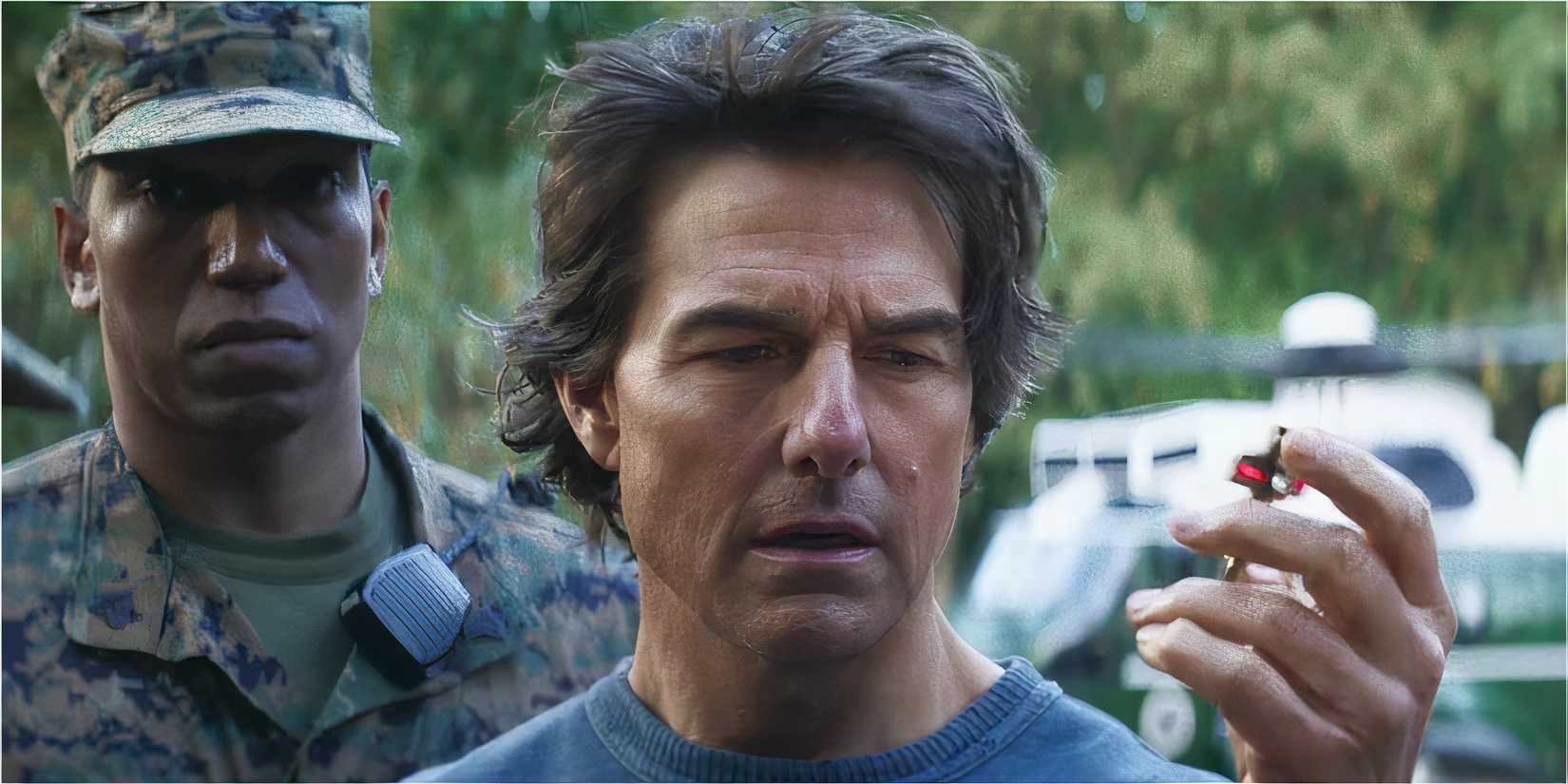 Ethan holding a key in Mission Impossible The Final Reckoning