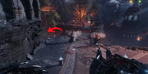 Exiting the Castle Area Chapter 4 Doom The Dark Ages