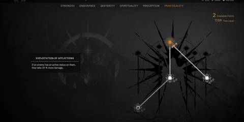 exploitation of afflictions skill in tainted grail the fall of avalon