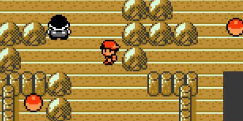 Exploring a gym in Pokemon Gold