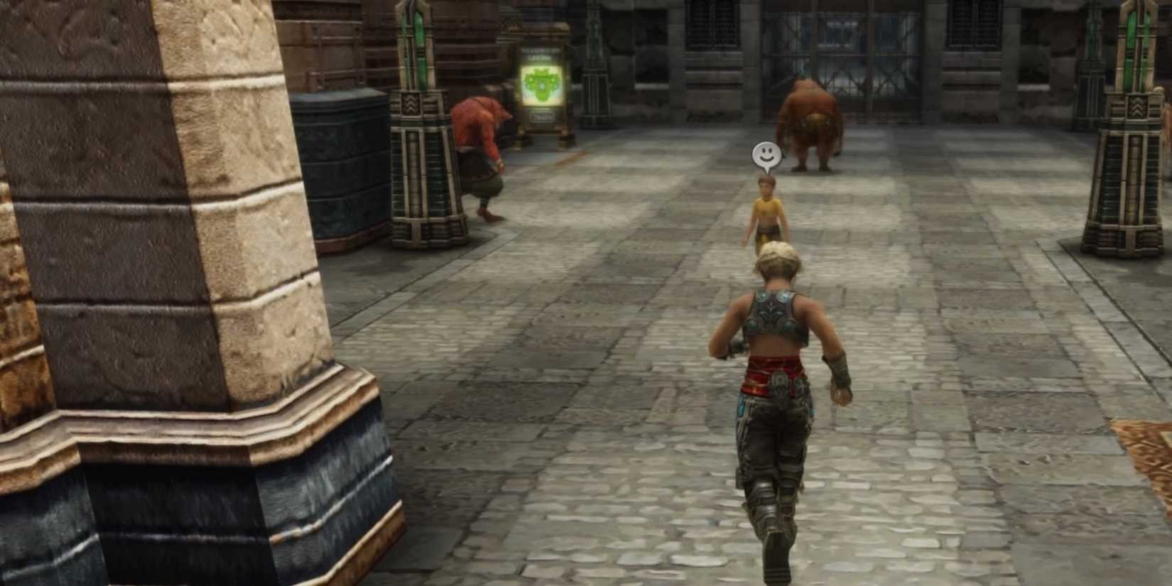 Exploring a town in Final Fantasy 12