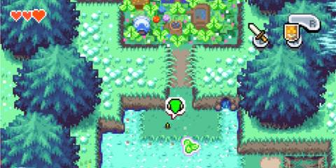 Exploring Hyrule shrunk down in The Legend Of Zelda The Minish Cap