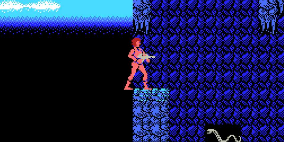 Exploring the level in Aliens Alien 2