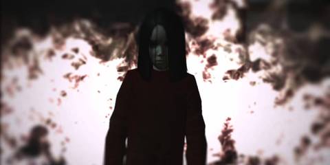 F.E.A.R. Alma walking through fire