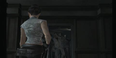 Facing zombies in Resident Evil Dead Aim