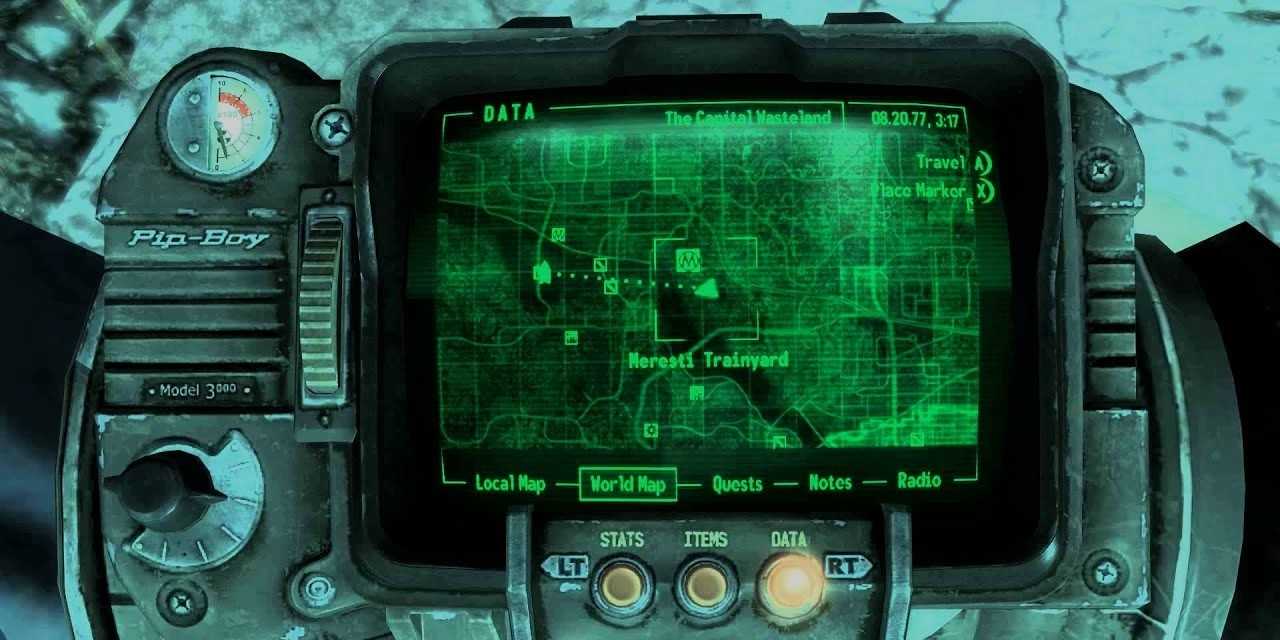 Fallout 3 Map Mod Best Open World Games With Unique Map UI