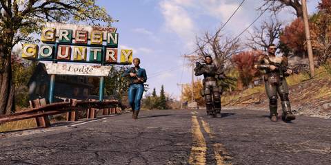 Fallout 76 Player Walking Image