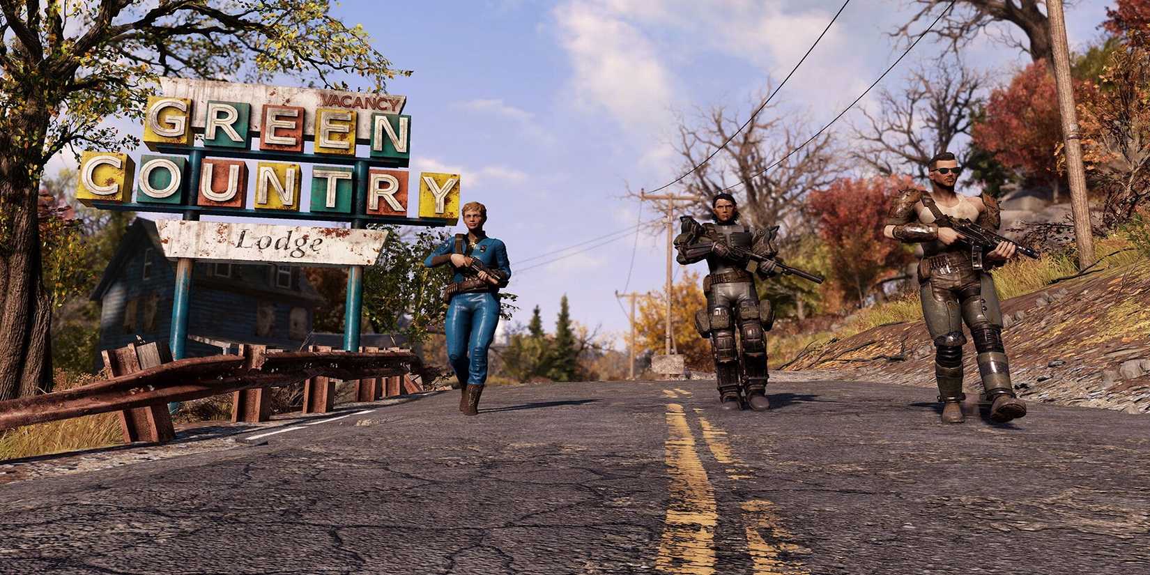 Fallout 76 Player Walking Image