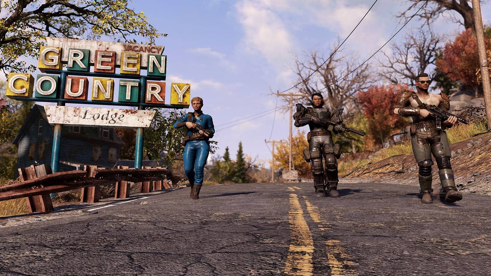 Fallout 76 Player Walking Image