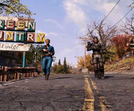 Fallout 76 Player Walking Image