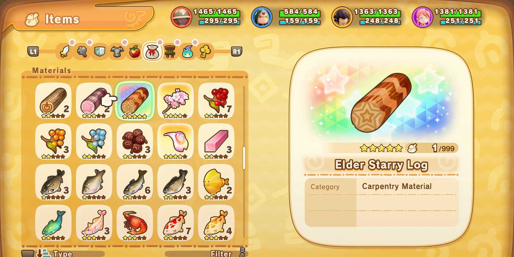 Fantasy Life i Elder Starry Log