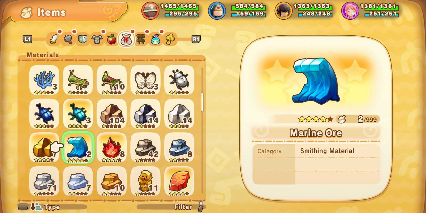 Fantasy Life i Marine Ore